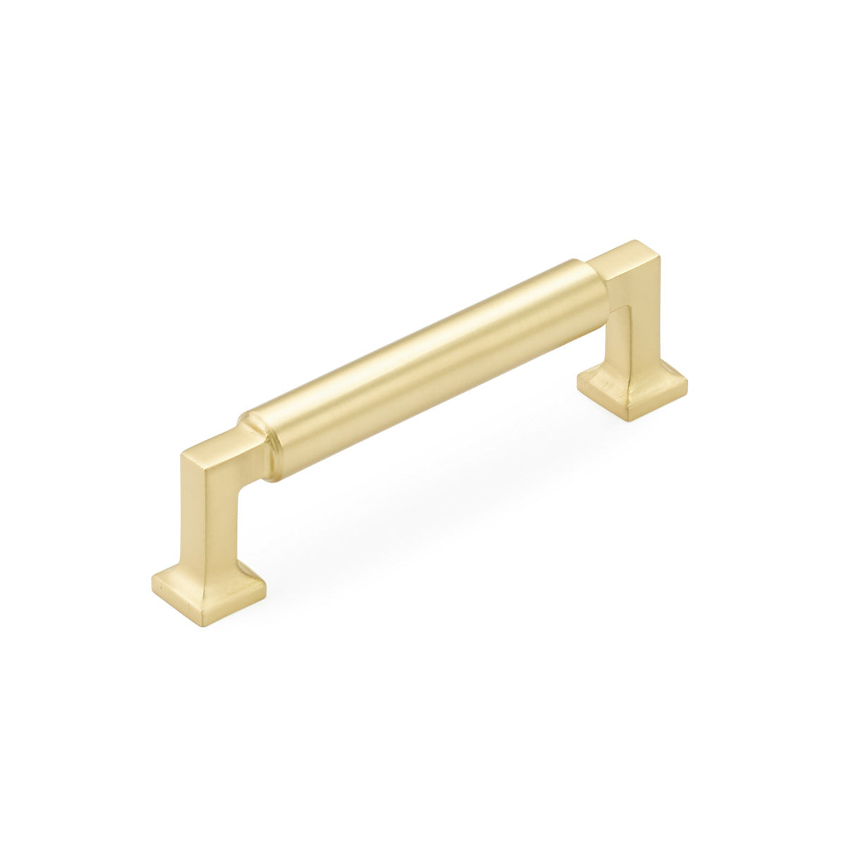 Haniburton Pull by Schaub - Satin Brass - New York Hardware