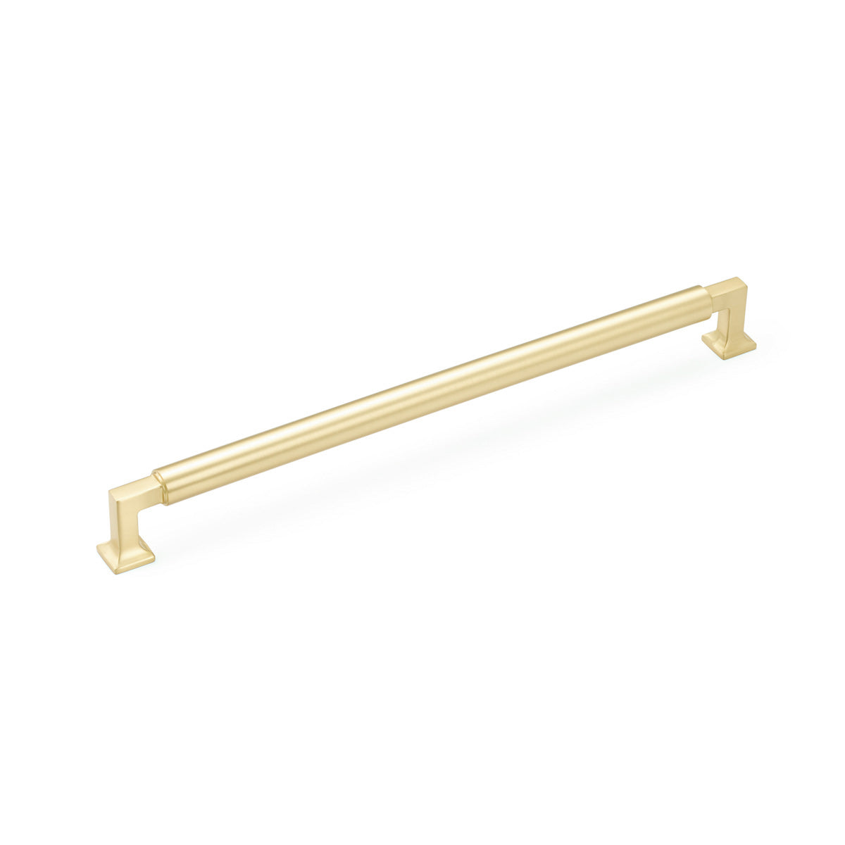 Haniburton Appliance Pull by Schaub - Satin Brass - New York Hardware