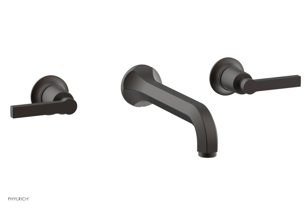 HEX MODERN Wall Lavatory Set   Lever Handles by Phylrich - Oil Rubbed Bronze