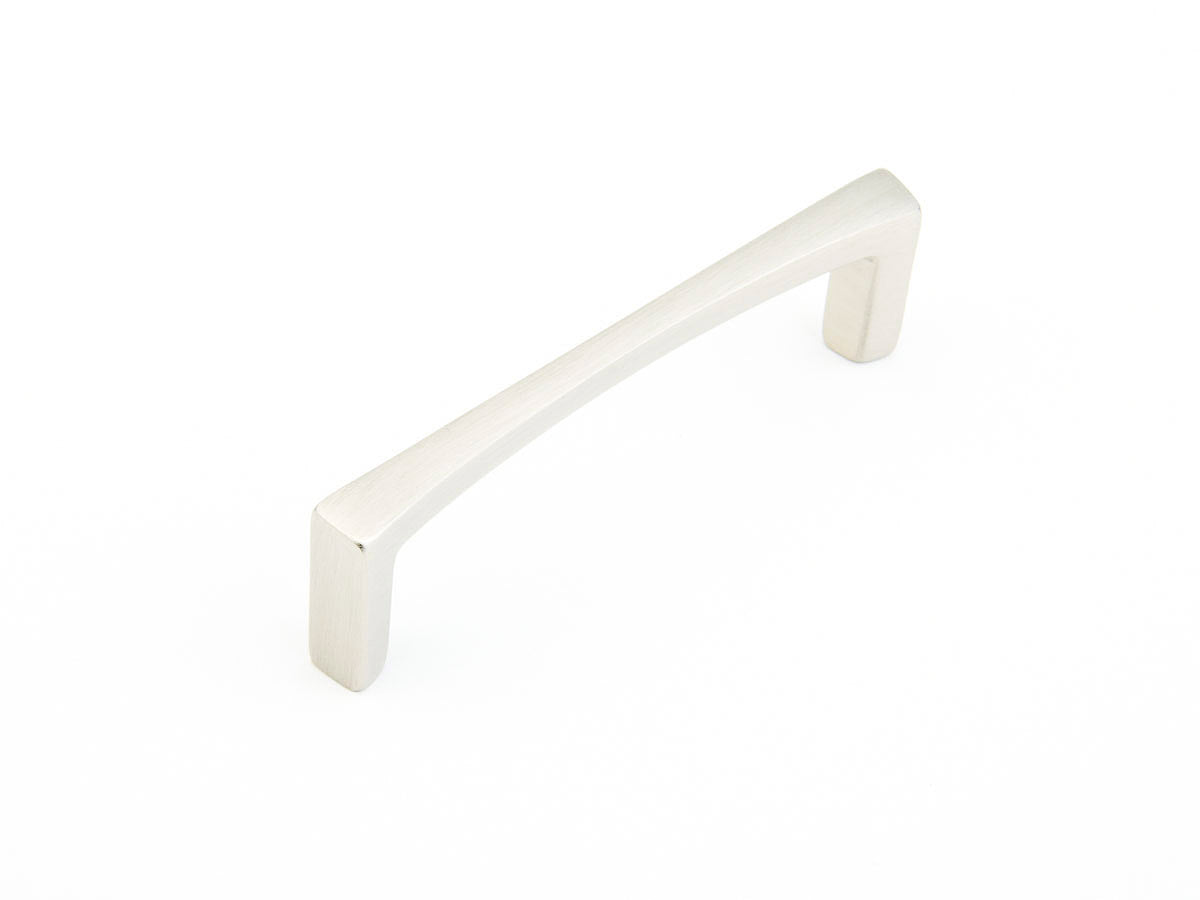 Italian Contemporary Squared Pull by Schaub - Satin Nickel - New York Hardware