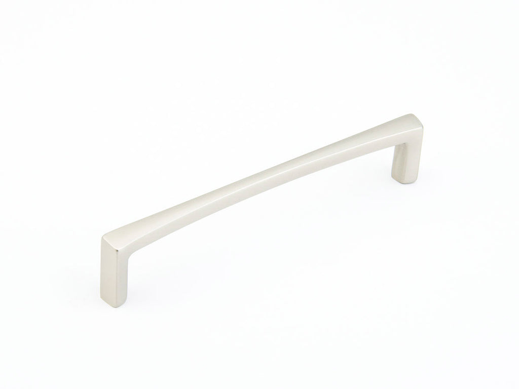 Italian Contemporary Squared Pull by Schaub - Satin Nickel - New York Hardware