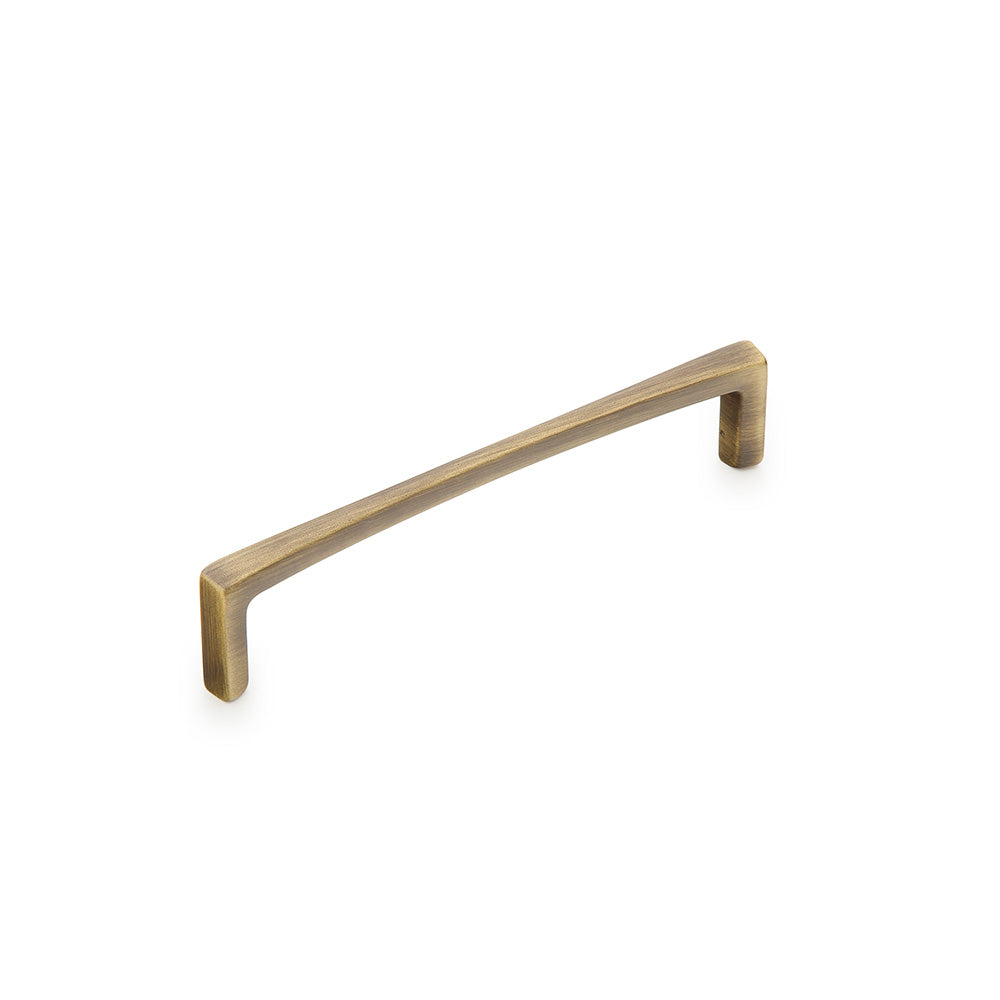 Italian Contemporary Squared Pull by Schaub - Light Bronze  - New York Hardware