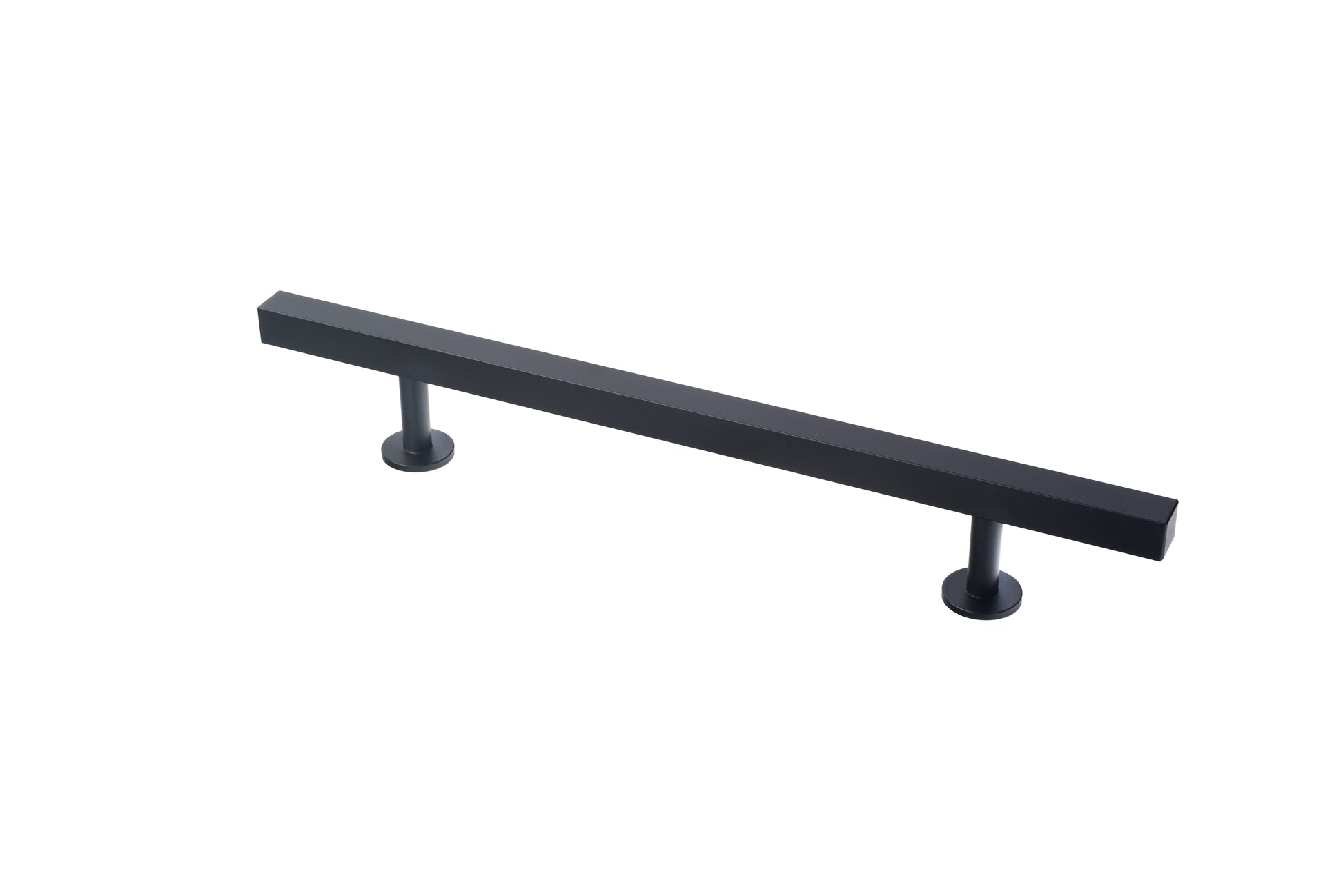 Square Bar Refrigerator Handle by Lew's Hardware - 9" - Matte Black - New York Hardware