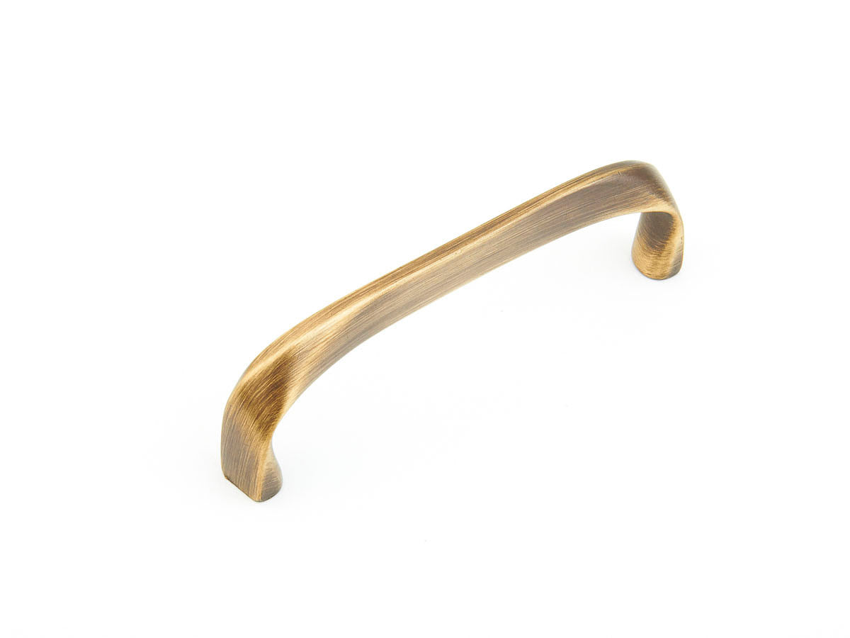 Italian Contemporary Rounded Pull by Schaub - Light Bronze  - New York Hardware