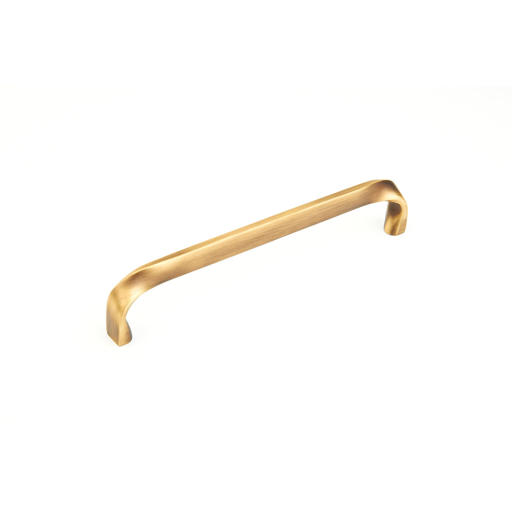 Italian Contemporary Rounded Appliance Pull by Schaub - Light Bronze  - New York Hardware