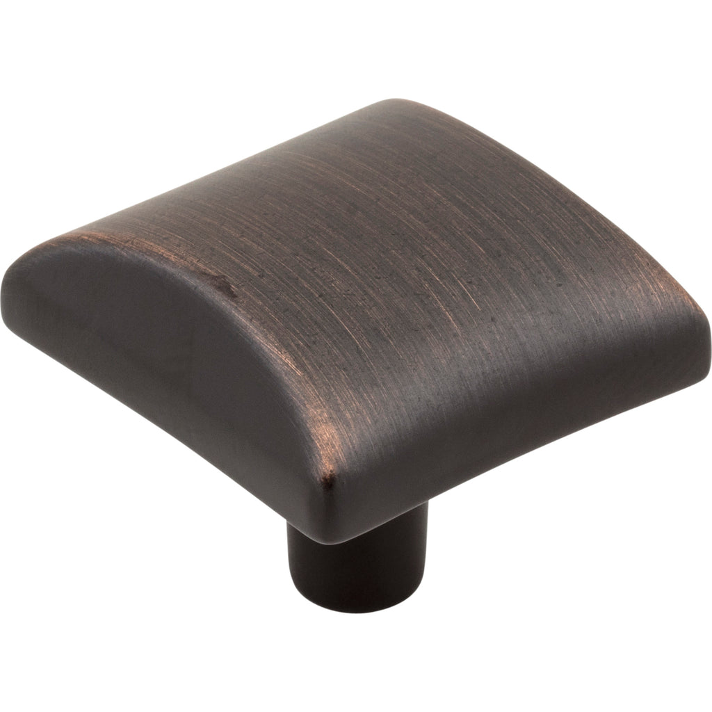 Square Glendale Cabinet Knob by Elements - Brushed Oil Rubbed Bronze