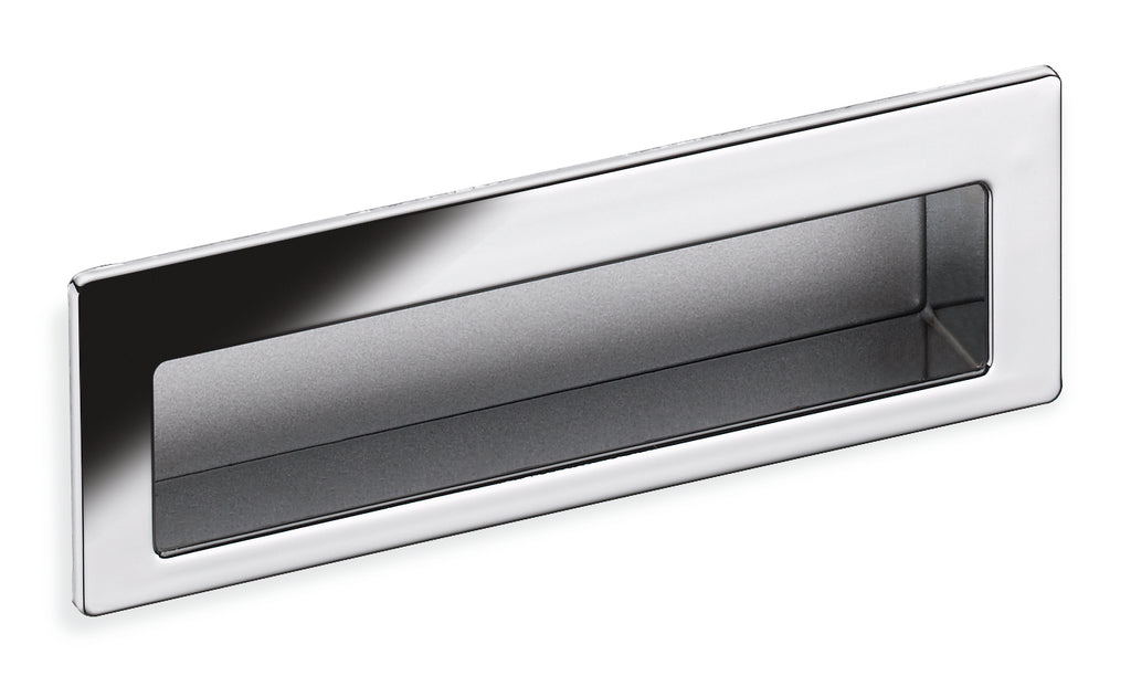 Open Recessed Pull by Schwinn - Polished Chrome - New York Hardware