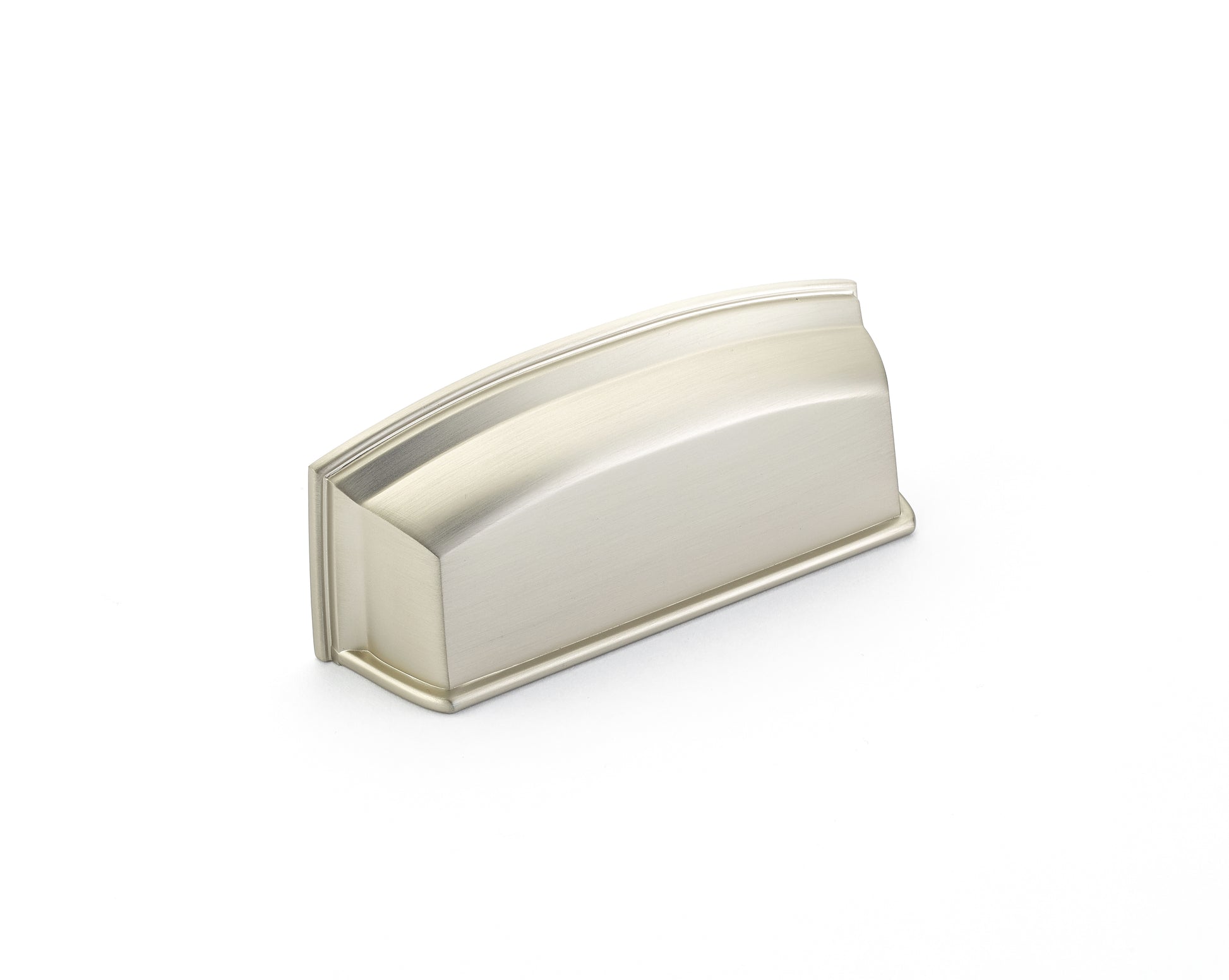 Menlo Park Cup Pull by Schaub - Satin Nickel - New York Hardware