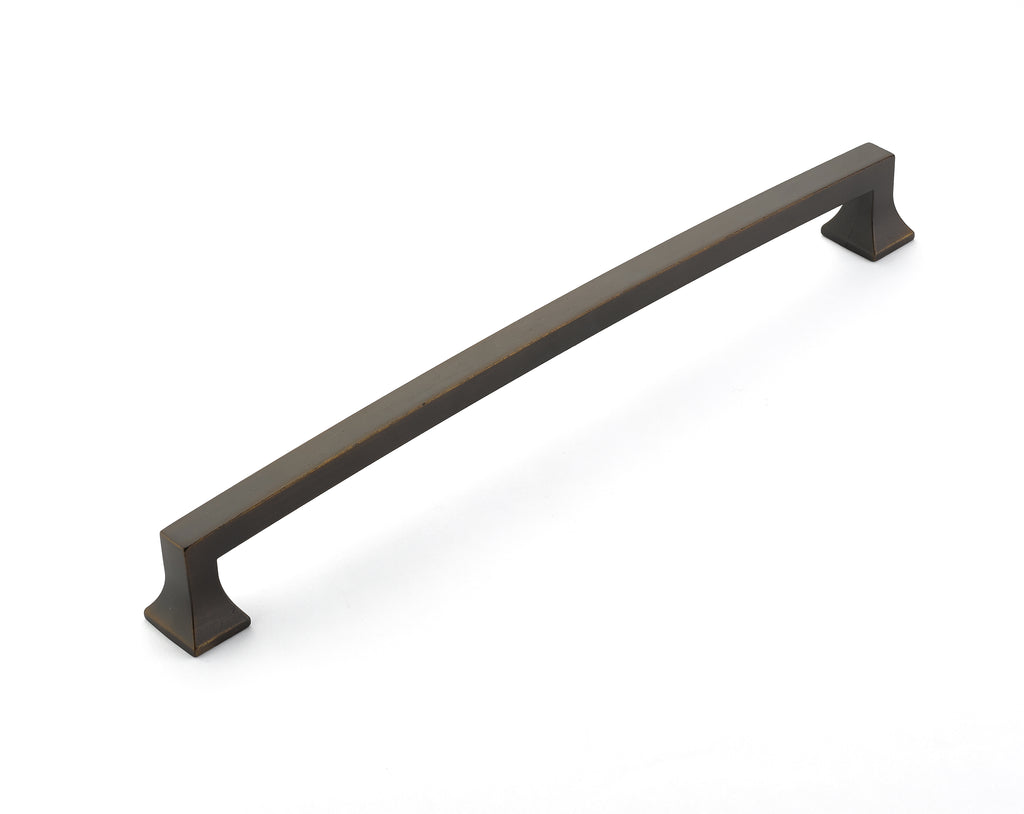 Menlo Park Arched Appliance Pull by Schaub - Ancient Bronze - New York Hardware
