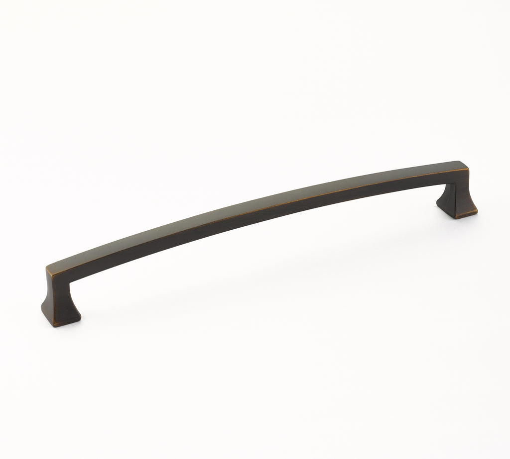 Menlo Park Arched Pull by Schaub - Ancient Bronze - New York Hardware