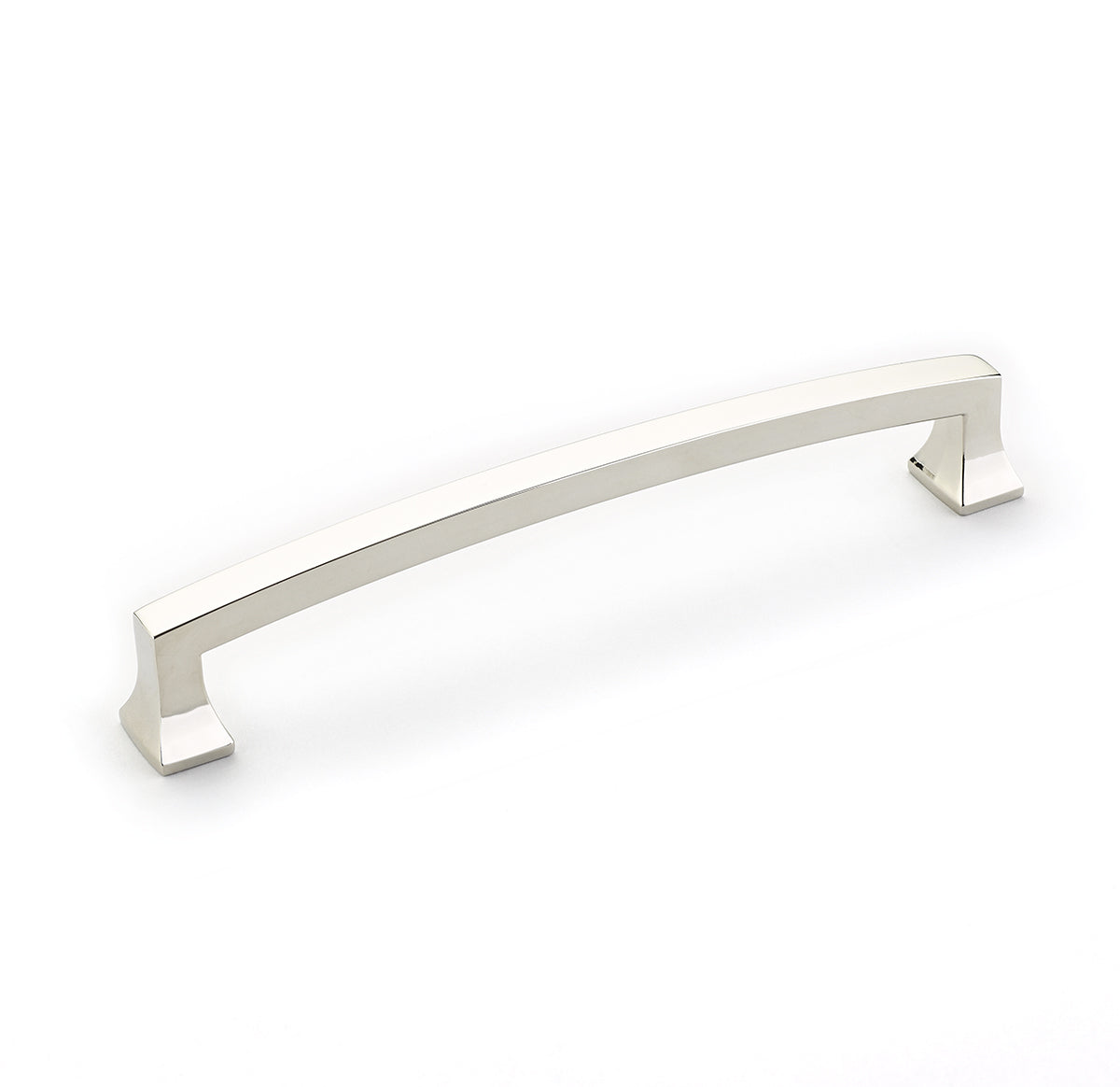 Menlo Park Arched Pull by Schaub - Polished Nickel - New York Hardware