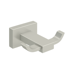 55D Series Double Robe Hook by Deltana -  - Brushed Nickel - New York Hardware