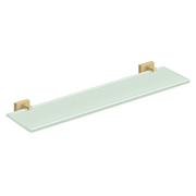 55D Series Glass Shelf by Deltana -  - Brushed Brass - New York Hardware