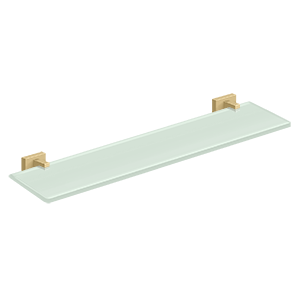 55D Series Glass Shelf by Deltana -  - Brushed Brass - New York Hardware
