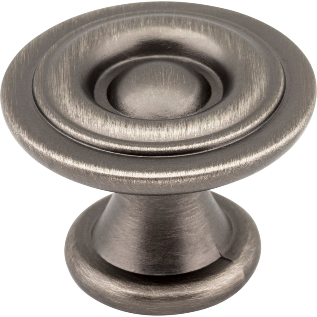 Button Syracuse Cabinet Knob by Elements - Brushed Pewter
