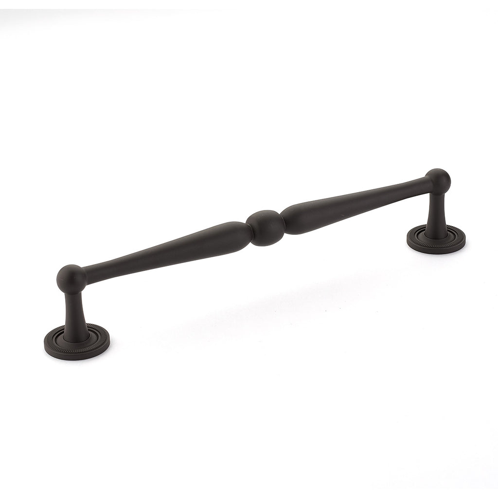 Atherton Pull w/ Knurled Footplate by Schaub - Oil Rubbed Bronze - New York Hardware