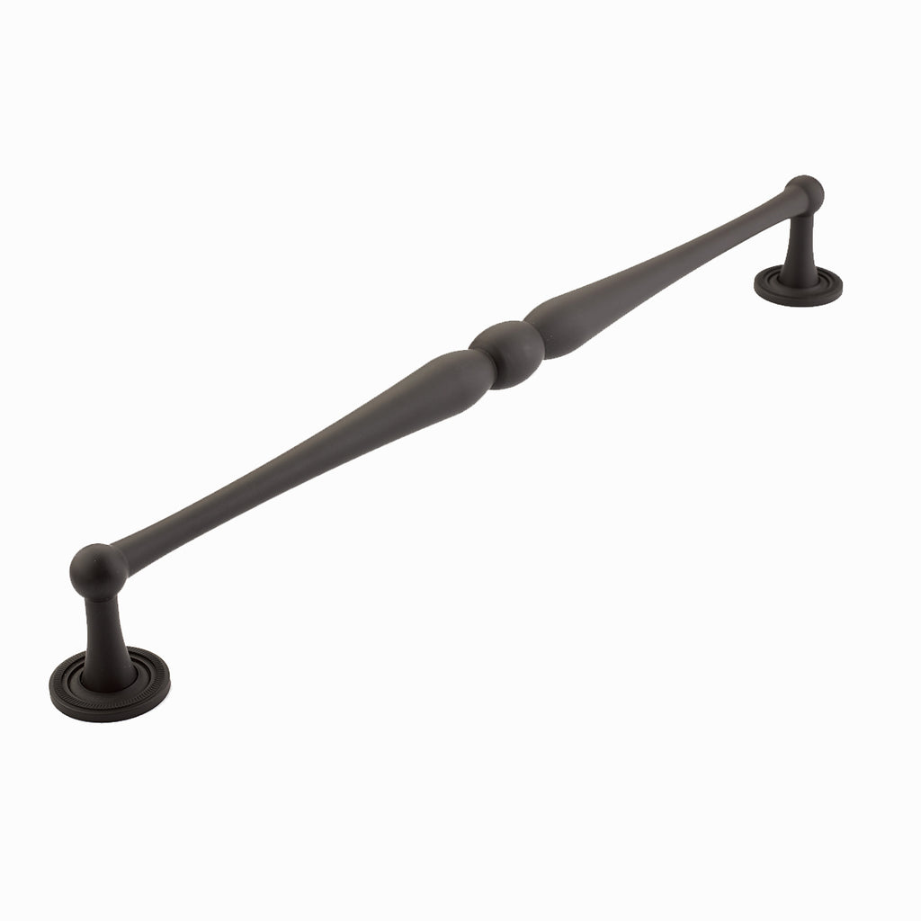 Atherton Appliance Pull w/ Knurled Footplate by Schaub - Oil Rubbed Bronze - New York Hardware