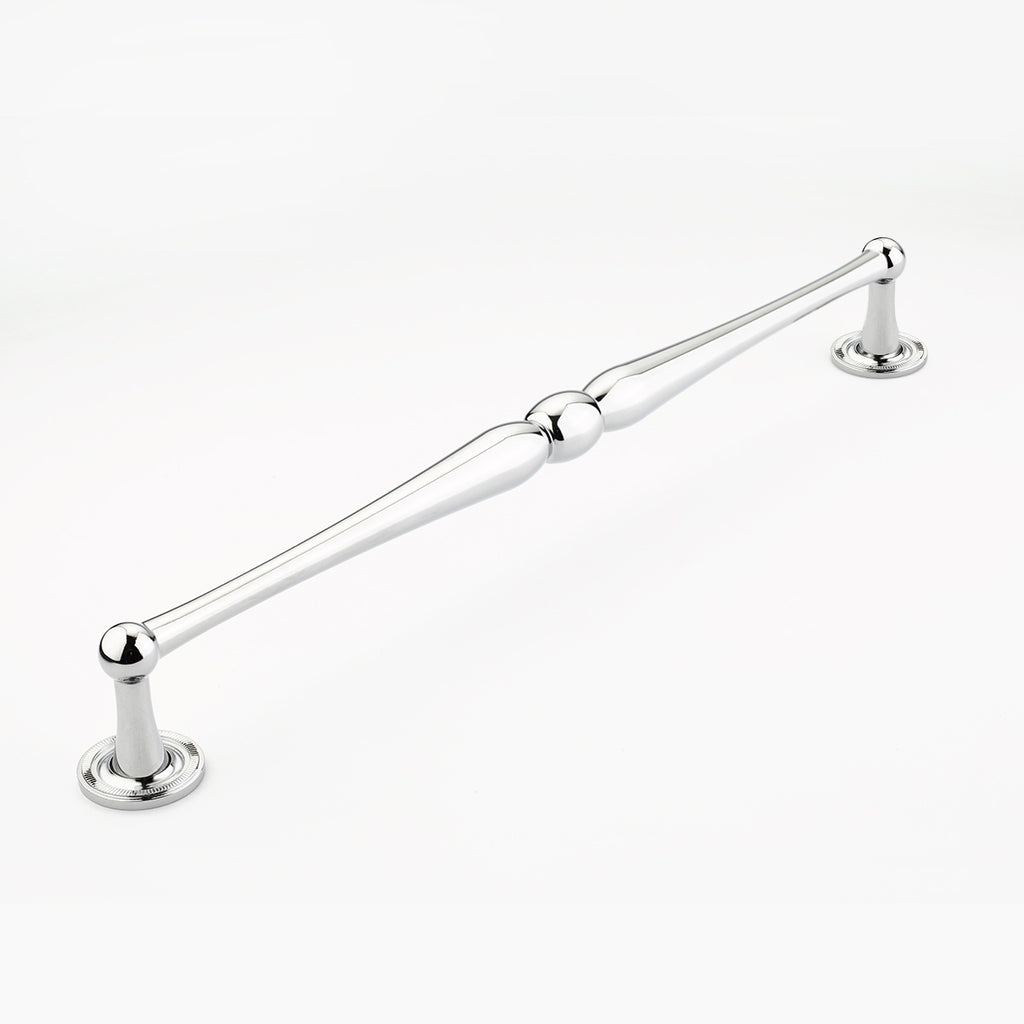 Atherton Appliance Pull w/ Knurled Footplate by Schaub - Polished Chrome - New York Hardware