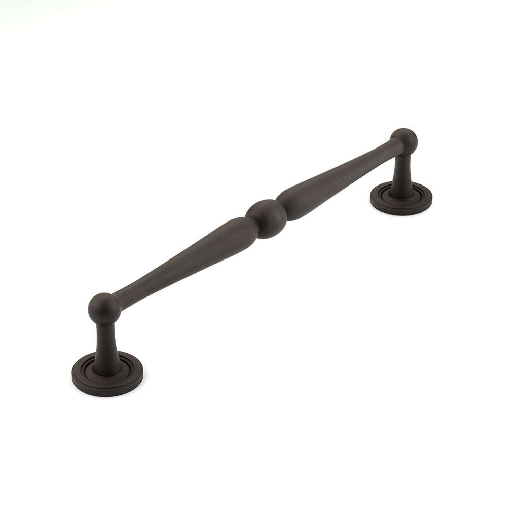 Atherton Pull w/ Plain Footplate by Schaub - Oil Rubbed Bronze - New York Hardware