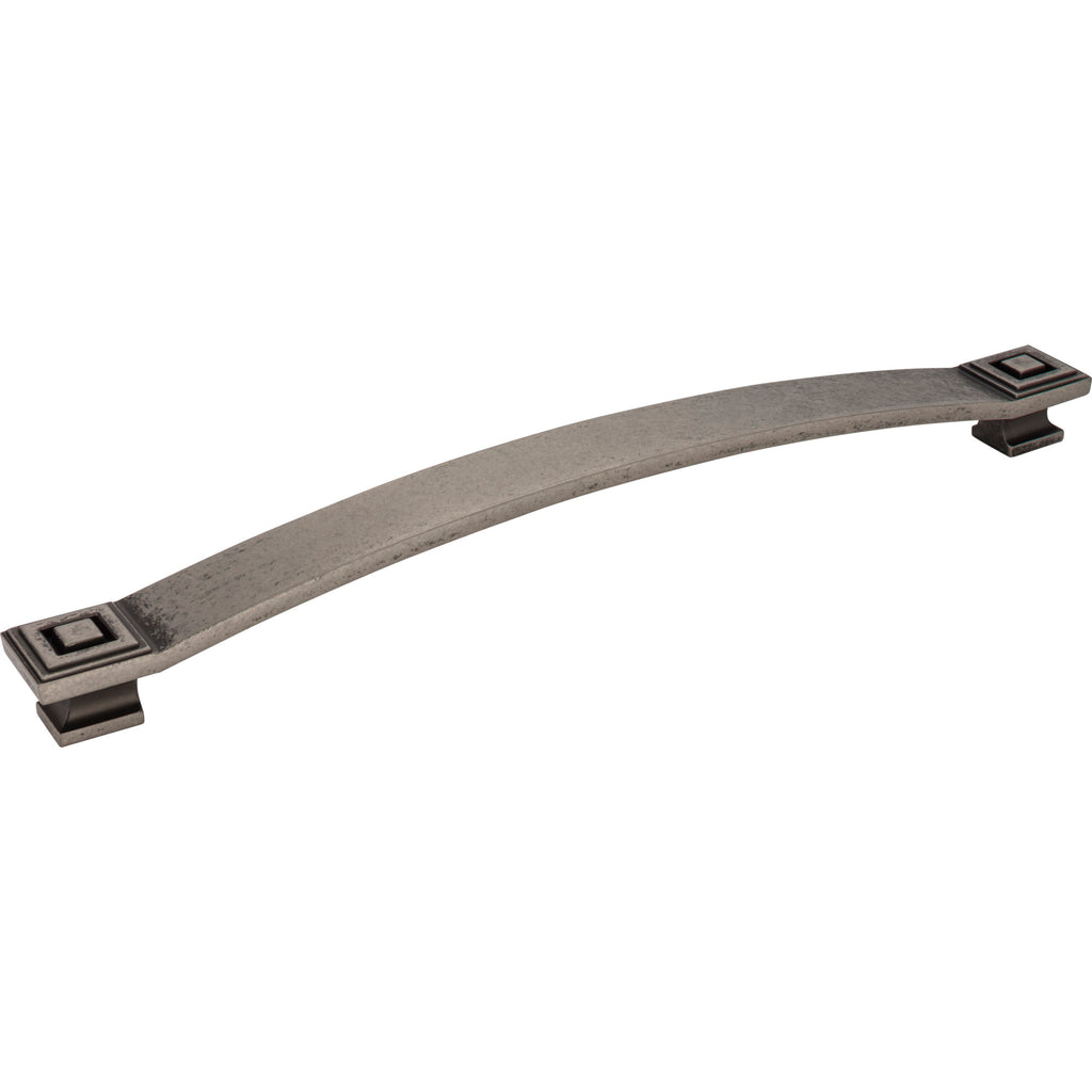 Square Delmar Appliance Handle by Jeffrey Alexander - Distressed Pewter