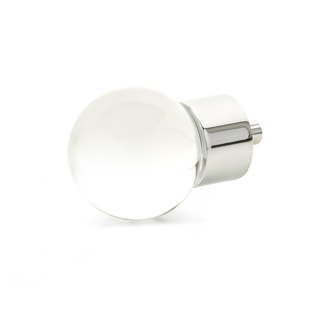 City Lights Glass Globe Knob by Schaub - Polished Chrome - New York Hardware