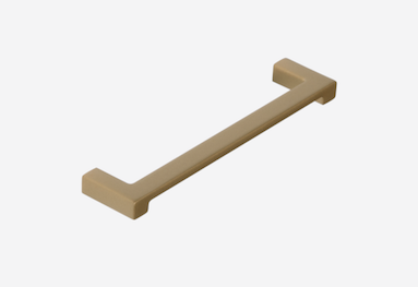 Square Post Pull by Schwinn - Matte Gold - New York Hardware