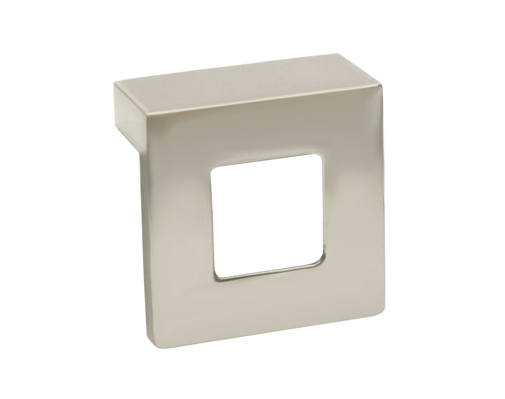 Square Cut Out Pull by Schwinn - Satin Nickel - New York Hardware