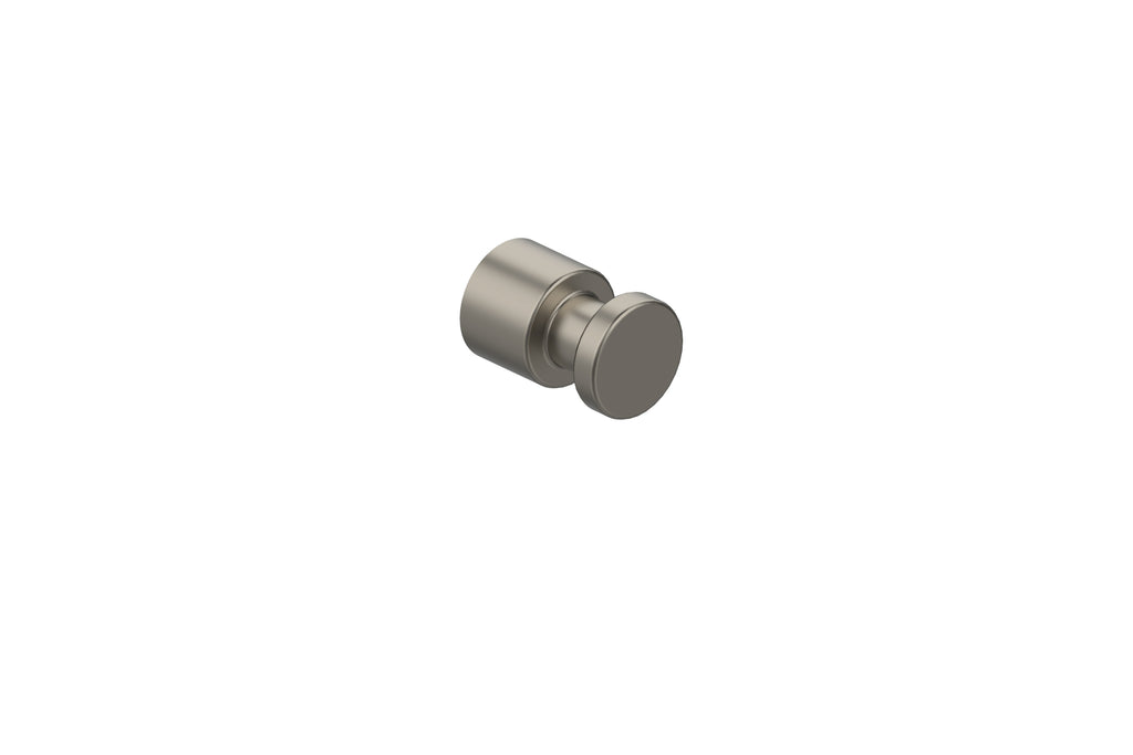 Classic Cylinder Button Hook by Schwinn - Satin Nickel - New York Hardware
