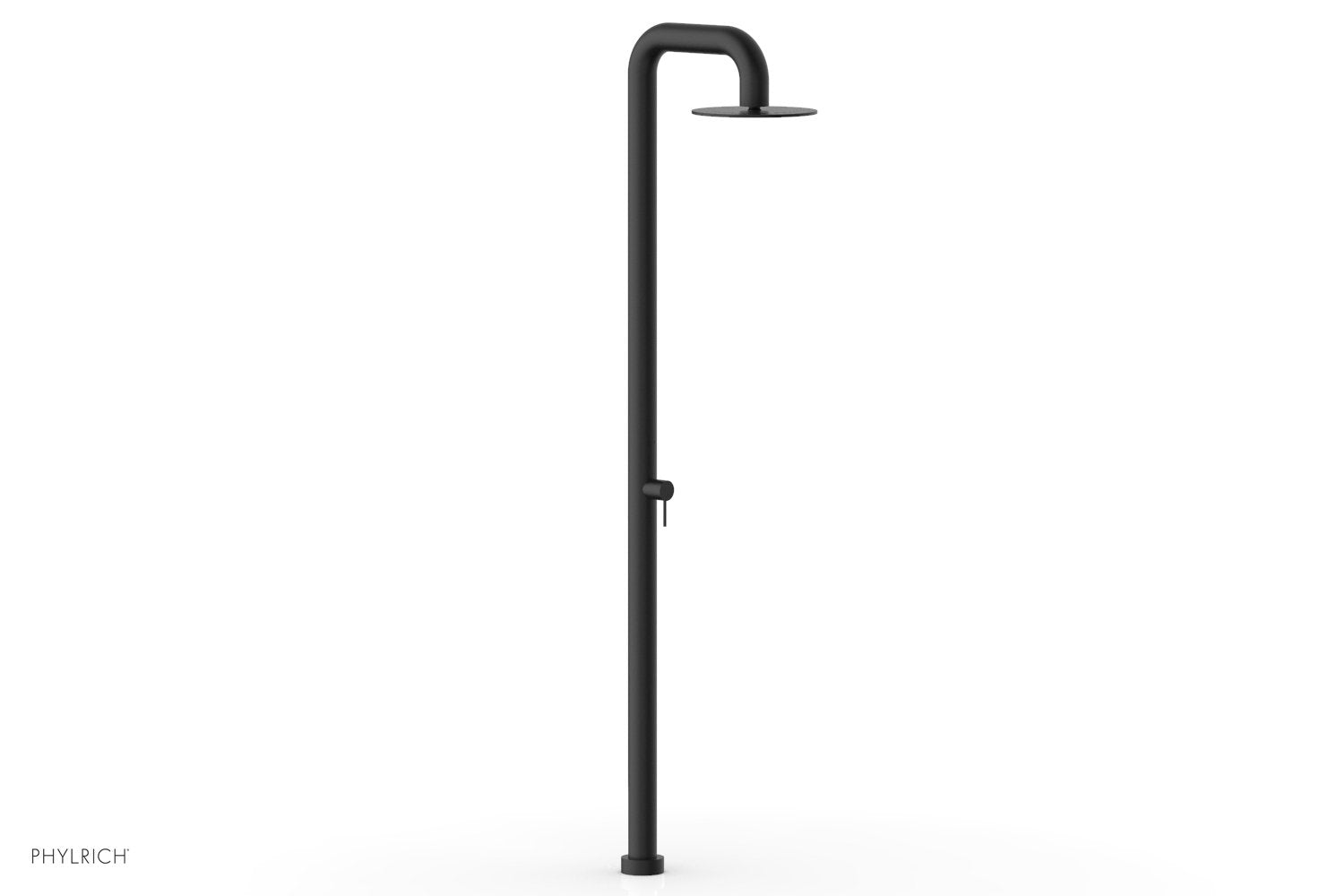 OUTDOOR SHOWER Pressure Balance Shower with 12" Rain Head by Phylrich - Stainless Steel