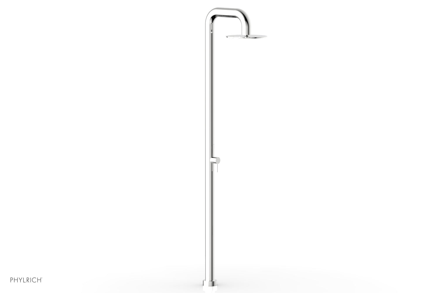 OUTDOOR SHOWER Pressure Balance Shower with 12" Rain Head by Phylrich - Oil Rubbed Bronze