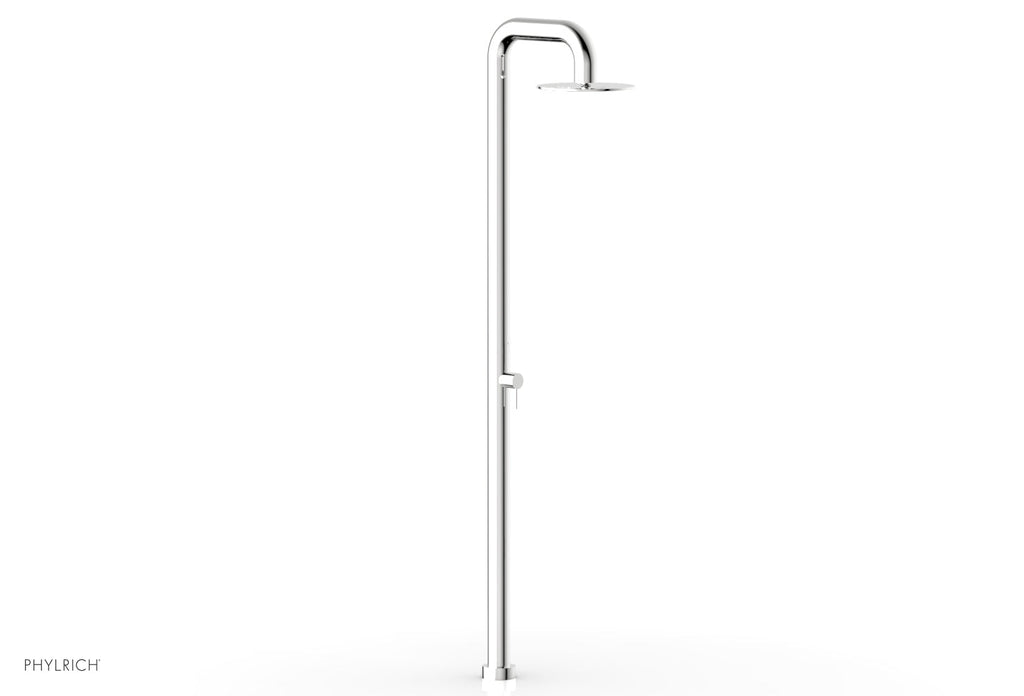 OUTDOOR SHOWER Pressure Balance Shower with 12" Rain Head by Phylrich - Oil Rubbed Bronze