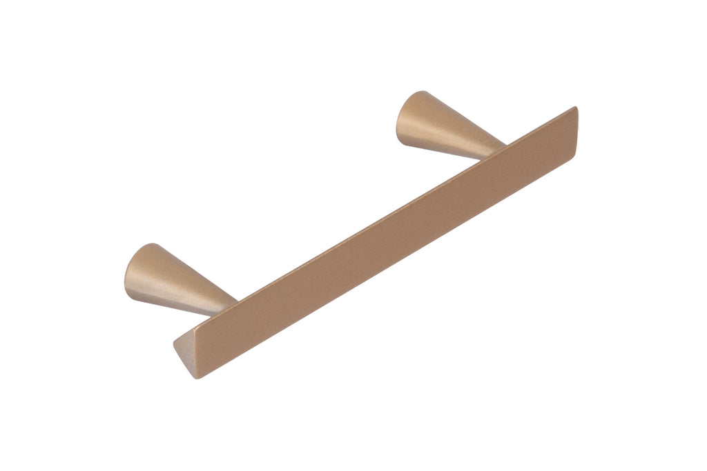 Triangular Bar Pull by Schwinn - Matte Gold - New York Hardware
