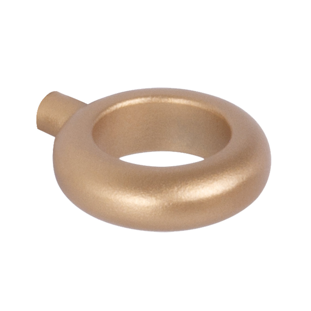 Ring Pull Knob by Schwinn - Matte Gold - New York Hardware