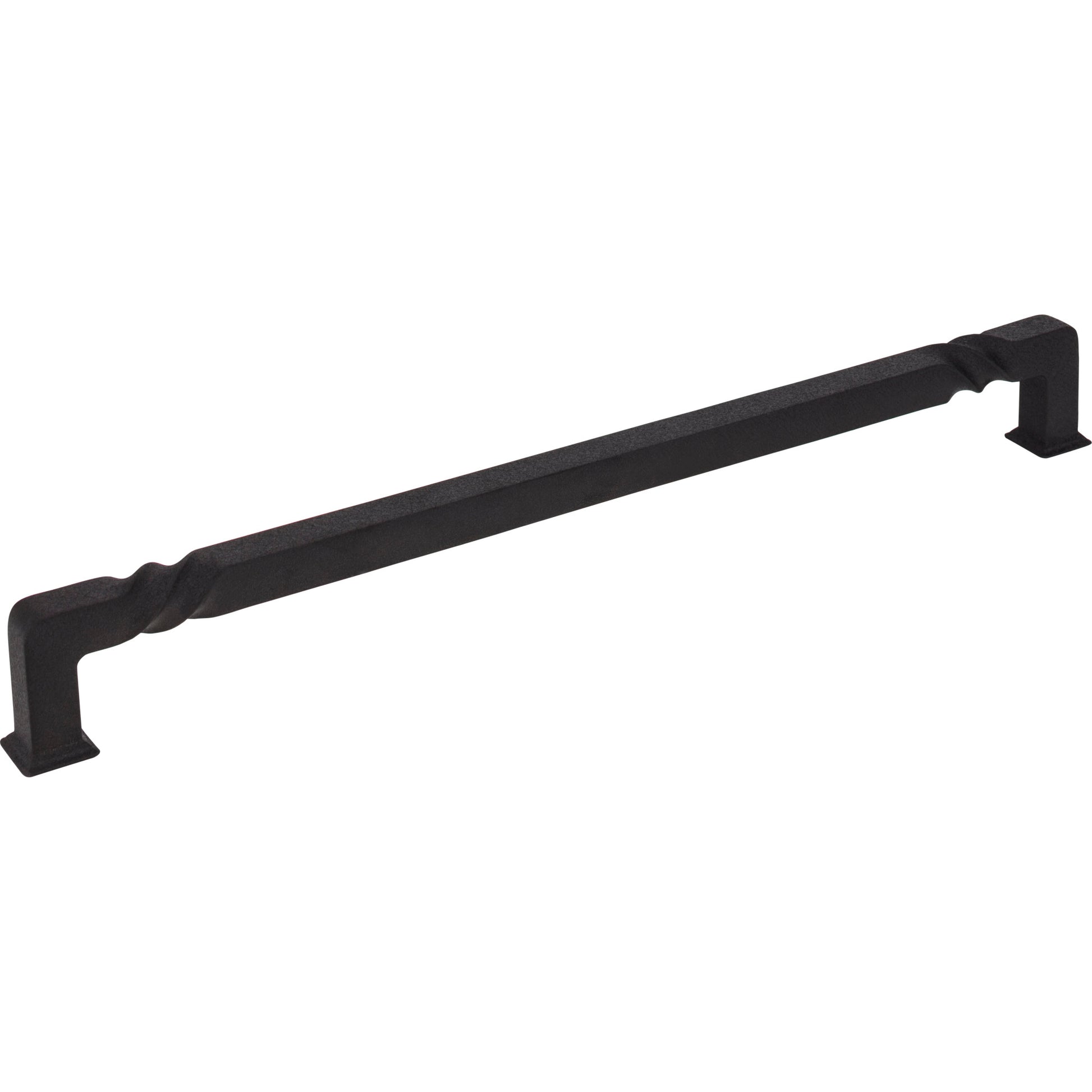 Rustic Twist Tahoe Appliance Handle by Jeffrey Alexander - Black