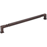 Rustic Twist Tahoe Appliance Handle by Jeffrey Alexander - Distressed Oil Rubbed Bronze