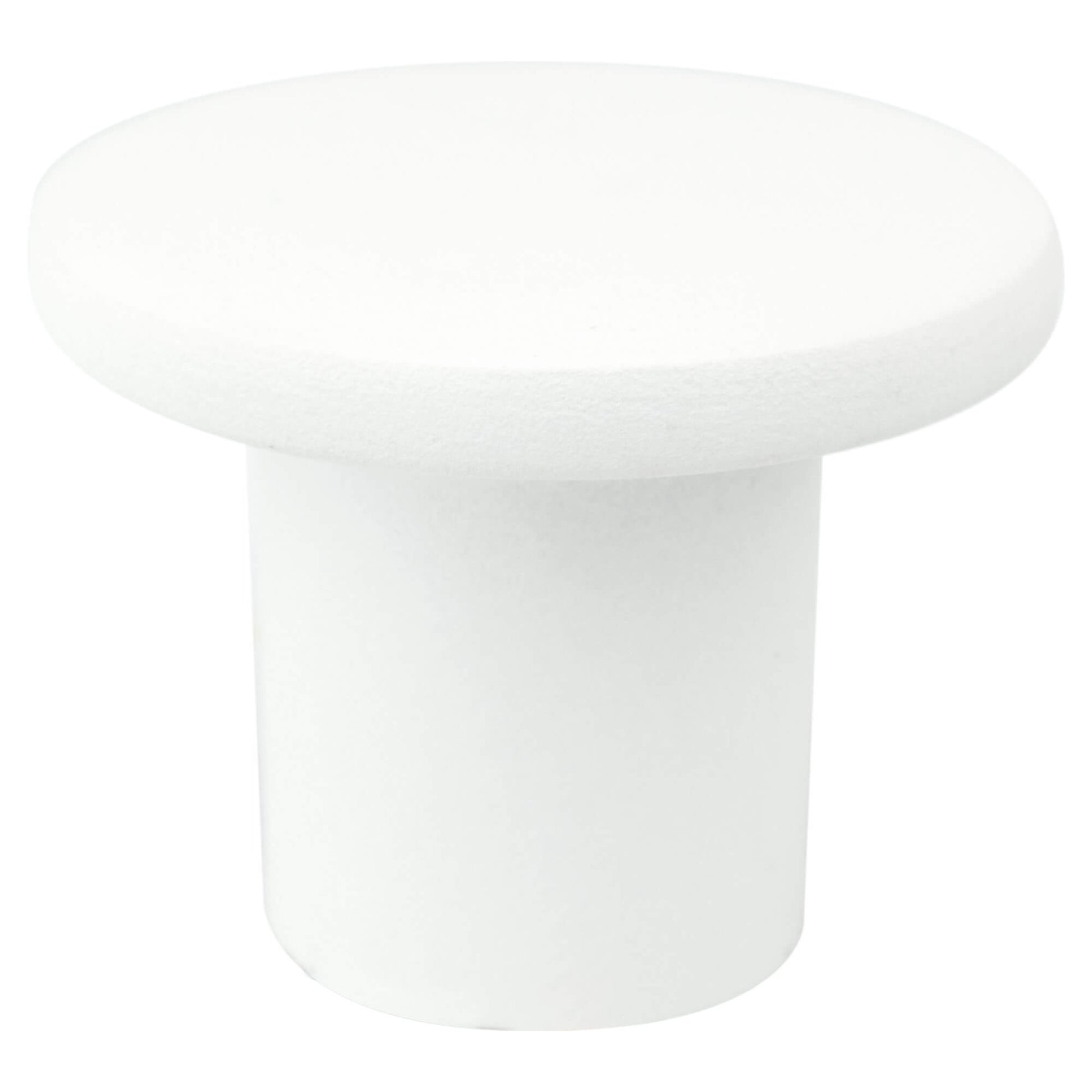 White - 1-9/32" - Disc Knob by Berenson - New York Hardware