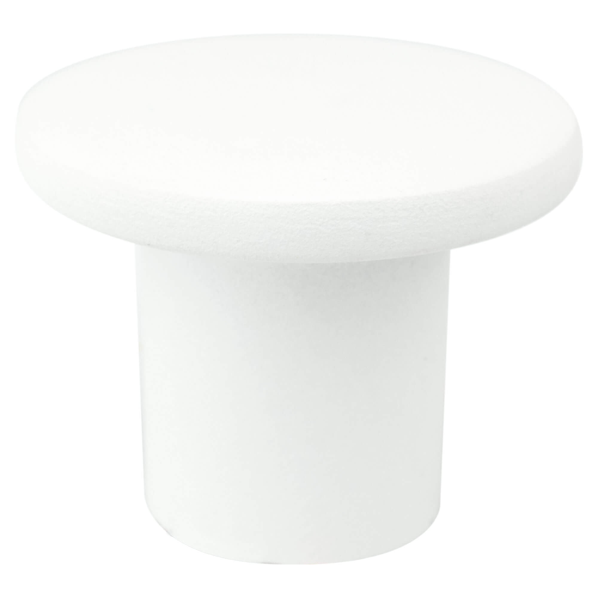 White - 1-9/32" - Disc Knob by Berenson - New York Hardware