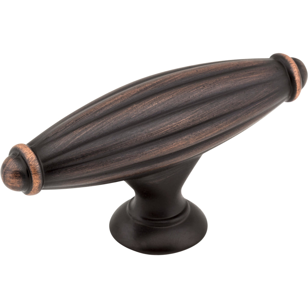 Glenmore Cabinet "T" Knob by Jeffrey Alexander - Brushed Oil Rubbed Bronze