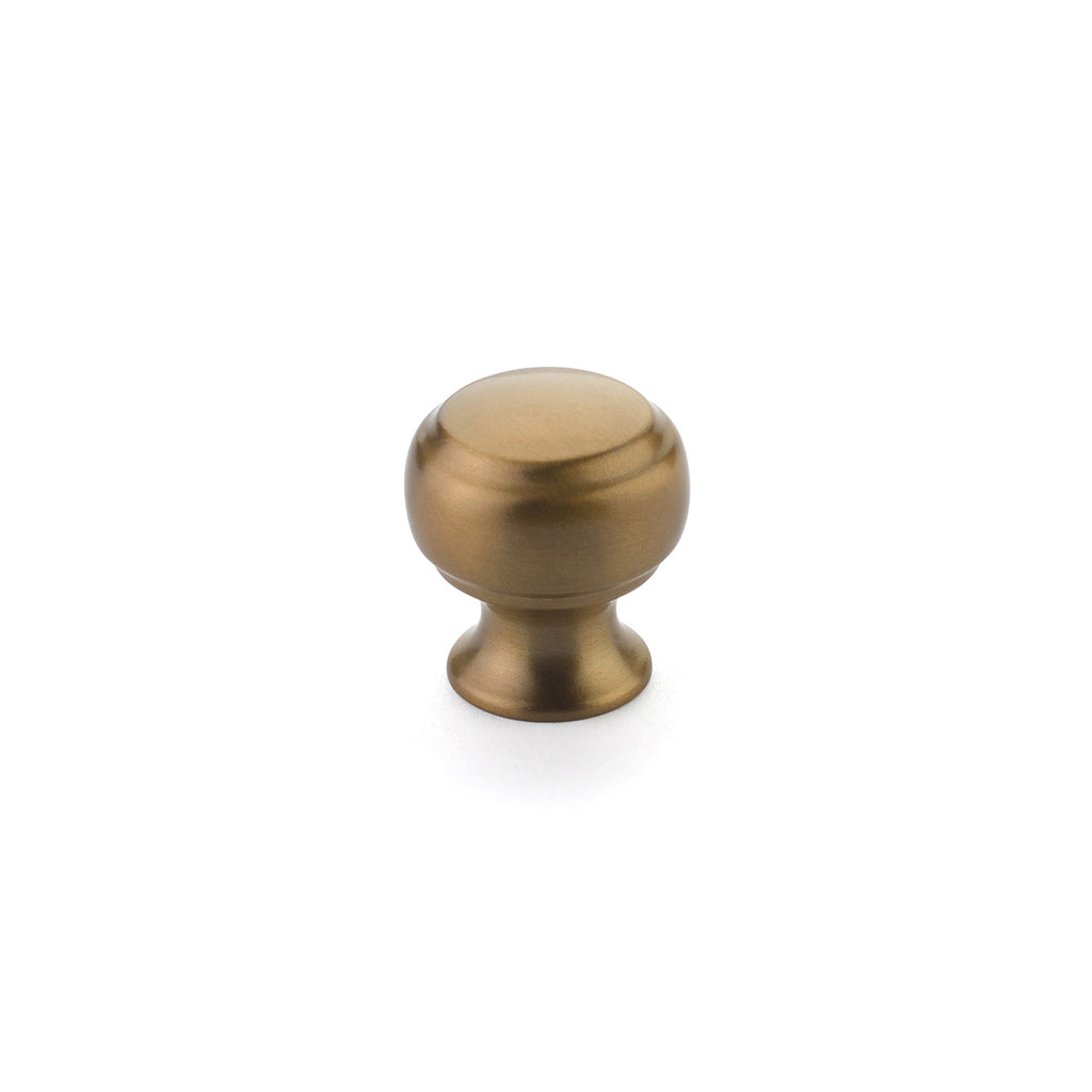 Cabriole Knob by Schaub - Brushed Bronze - New York Hardware