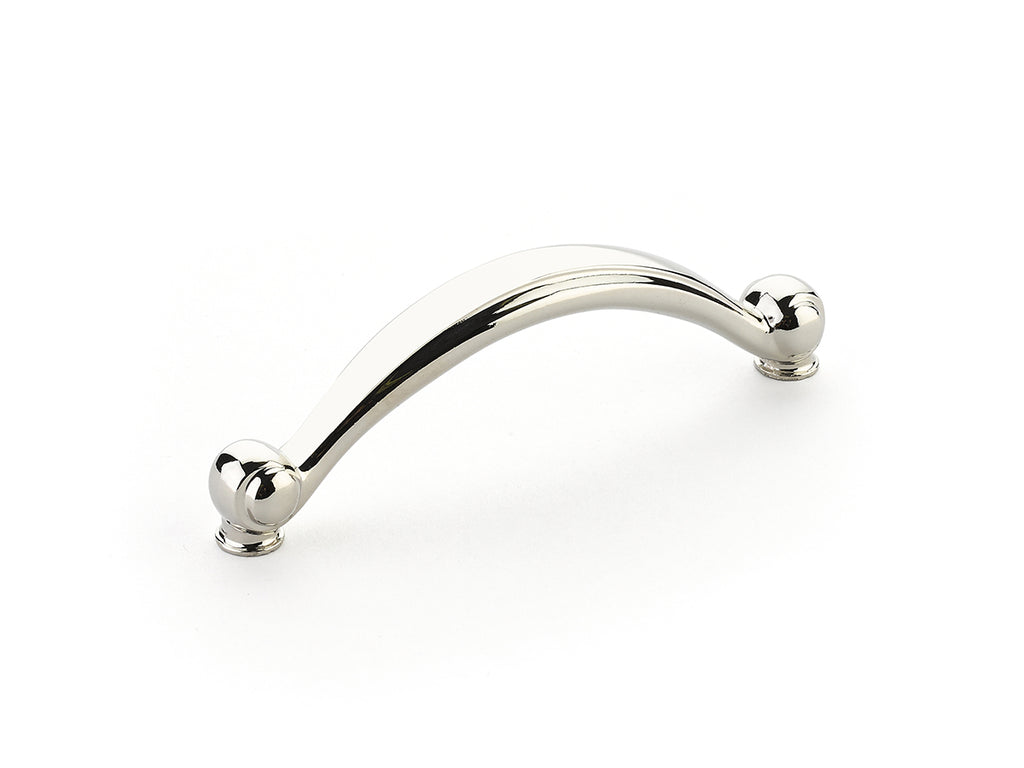 Cabriole Pull by Schaub - Polished Nickel - New York Hardware