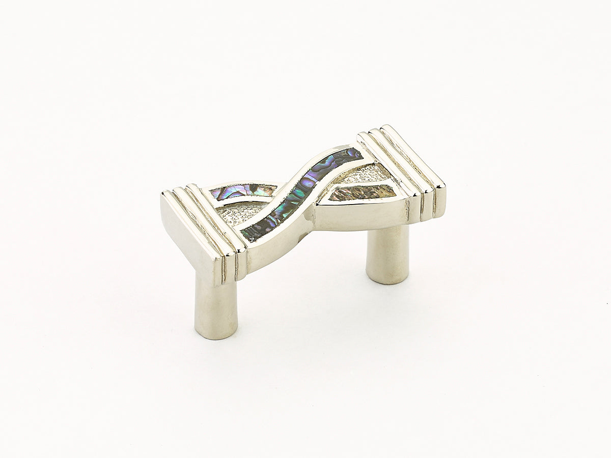 Cadence Twist Pull by Schaub - Polished Nickel - 1-3/8" - New York Hardware