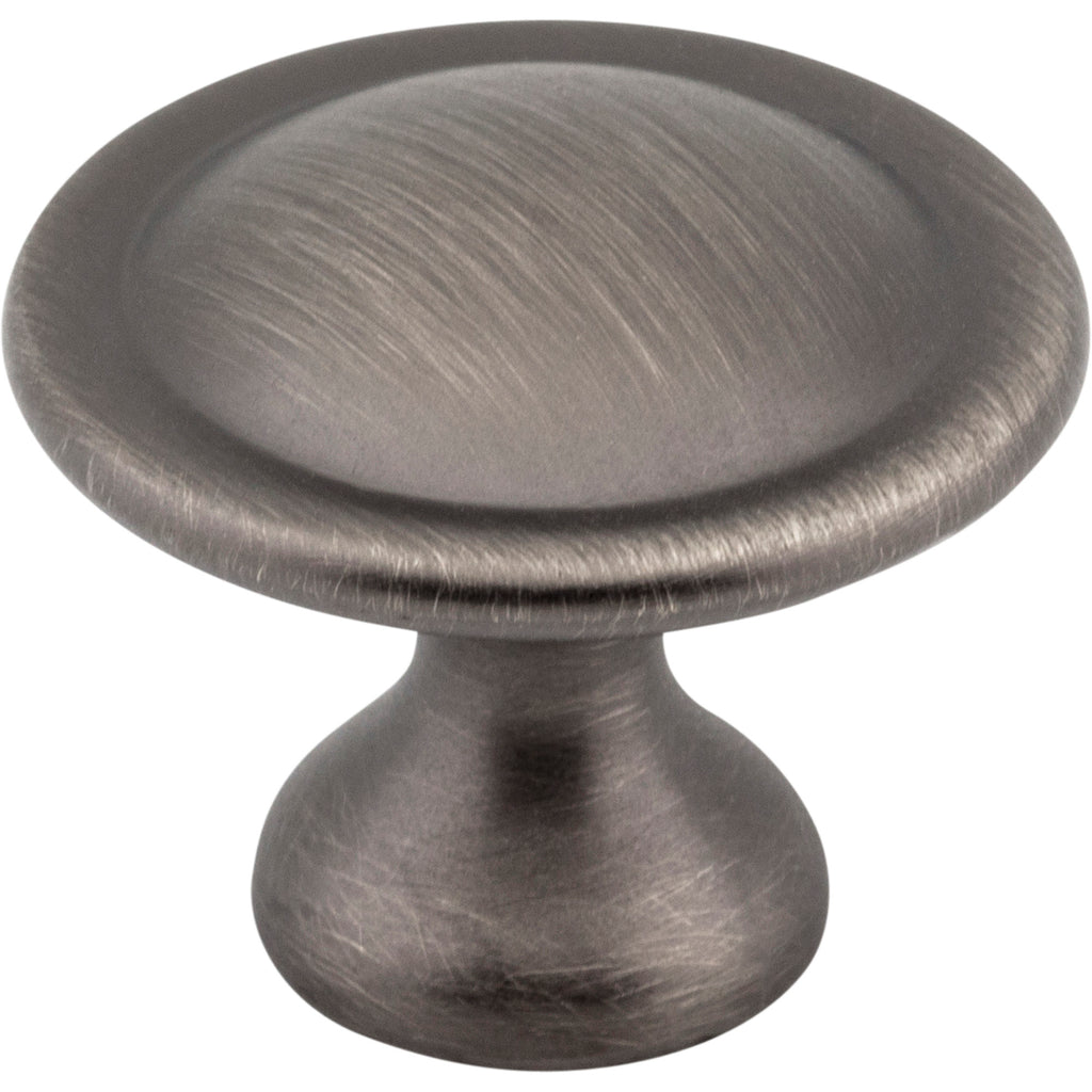 Button Watervale Cabinet Mushroom Knob by Elements - Brushed Pewter
