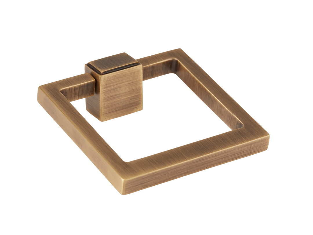 Quadrille Cabinet Ring Pull by Armac Martin - 64mm - Satin Nickel Plate