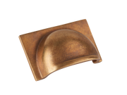 Queslett Finger Pull by Armac Martin - 40mm - Satin Nickel Plate