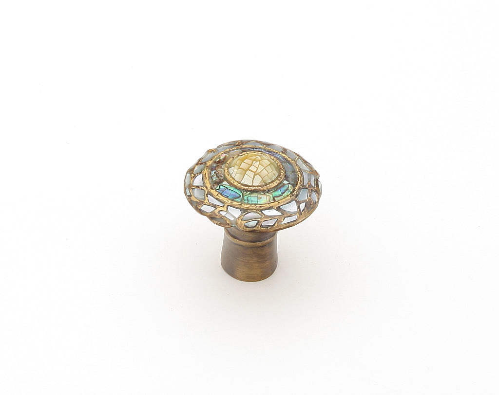 Fair Isle Round Ring Knob by Schaub - New York Hardware, Inc