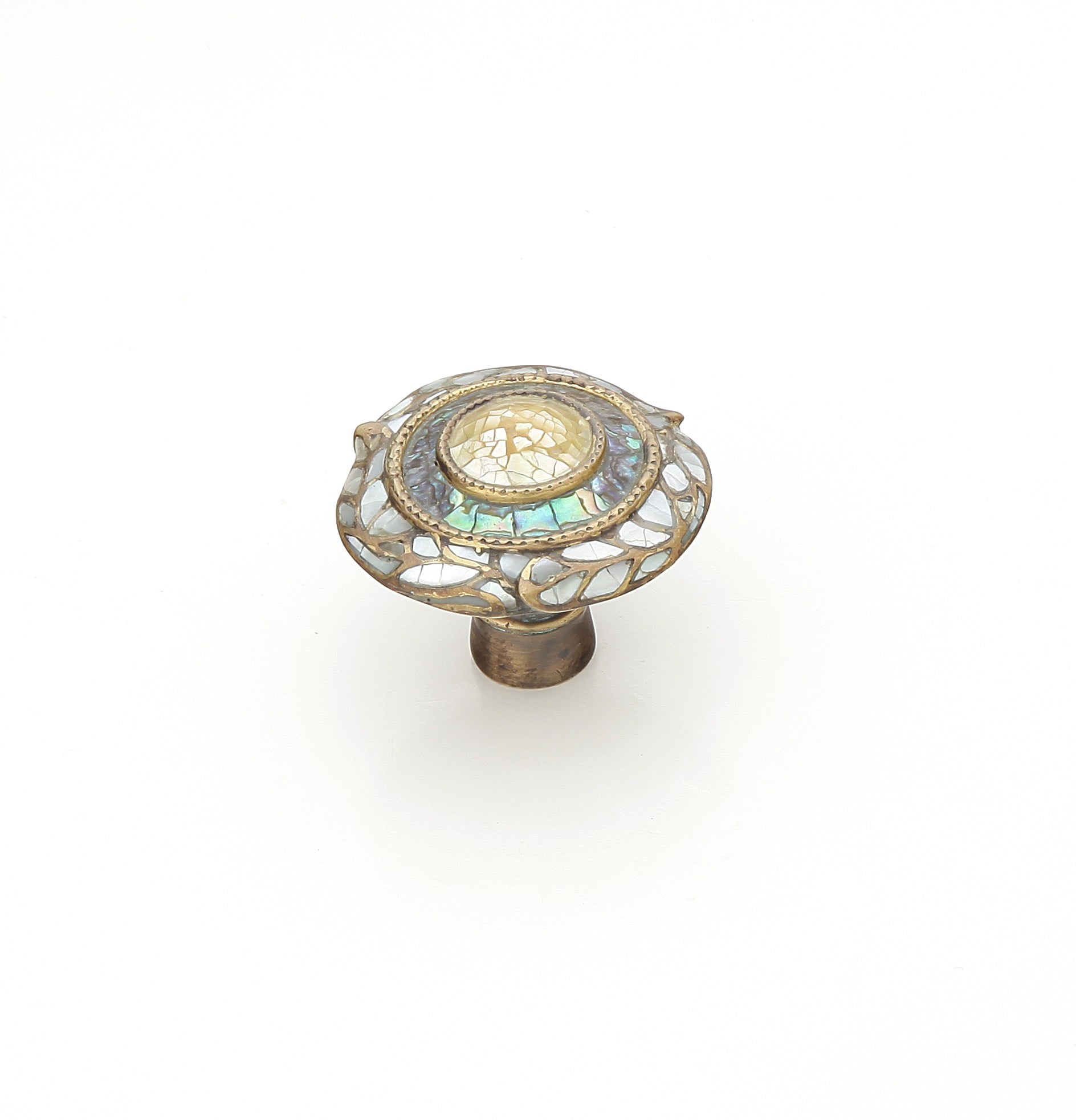 Fair Isle Round Ring Knob by Schaub - New York Hardware, Inc