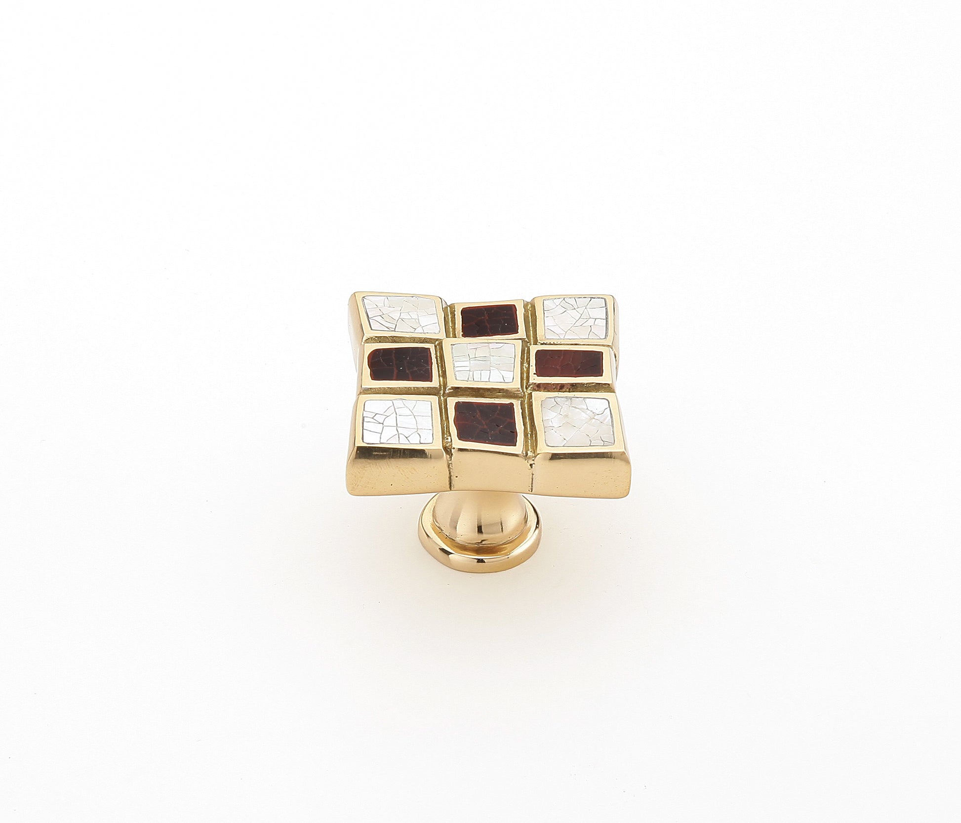 Avalon Bay Square Inlaid Knob by Schaub - New York Hardware, Inc