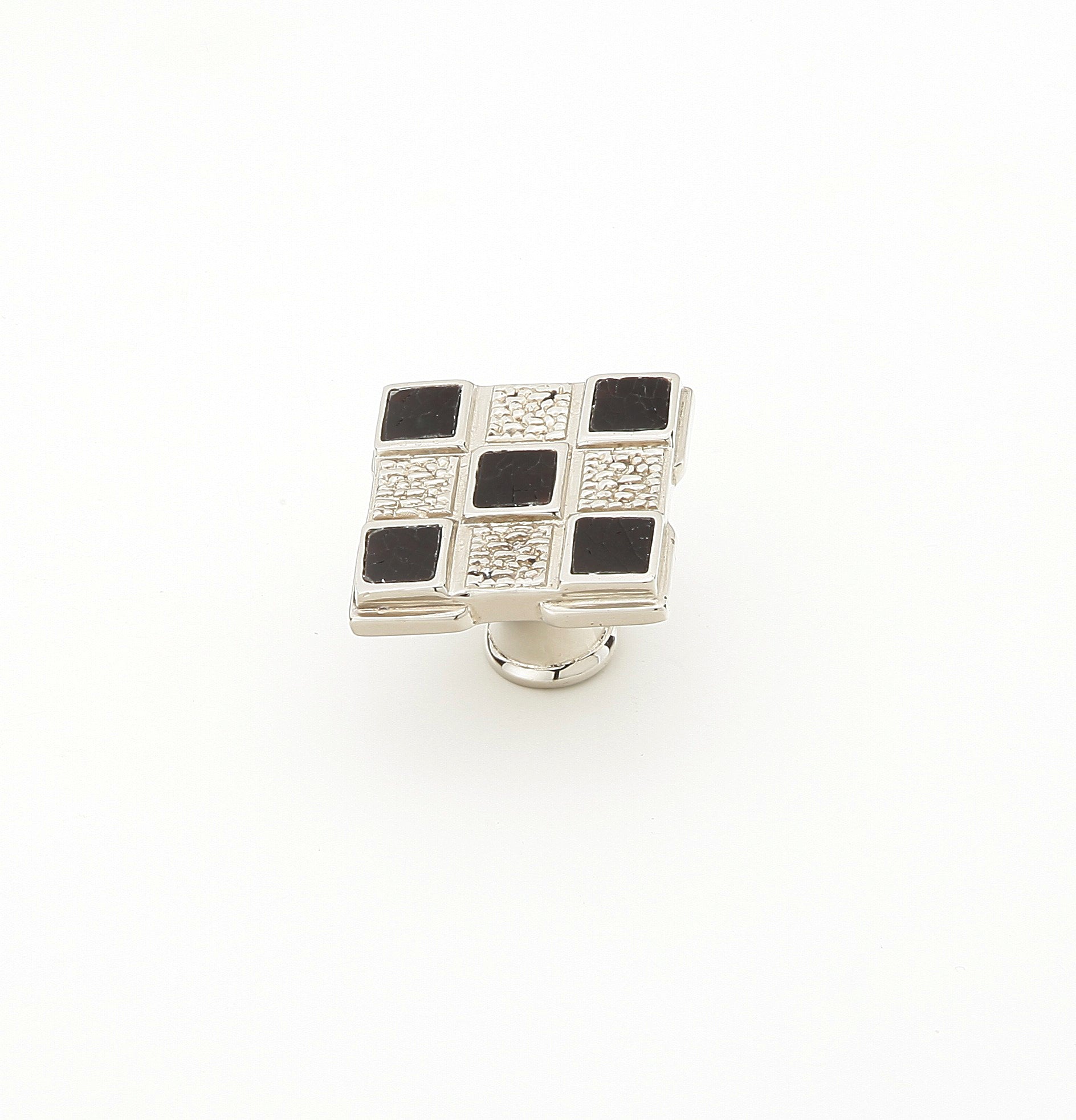 Avalon Bay Inlaid Square Knob by Schaub - New York Hardware, Inc