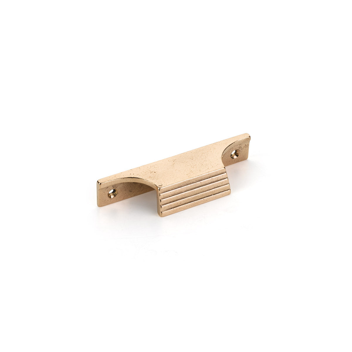 Stradella Small Edge Pull by Schaub - Natural Bronze  - New York Hardware