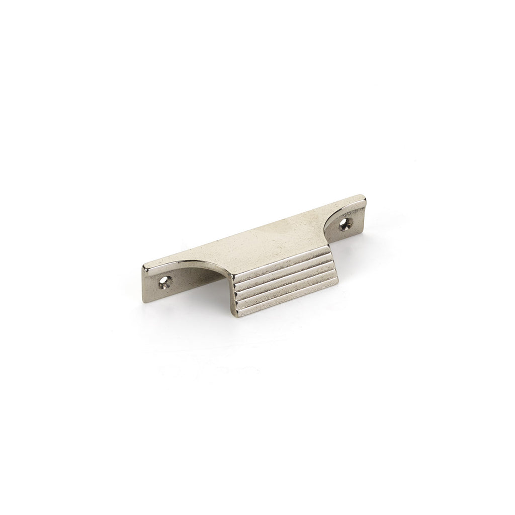 Stradella Small Edge Pull by Schaub - Polished White Bronze - New York Hardware